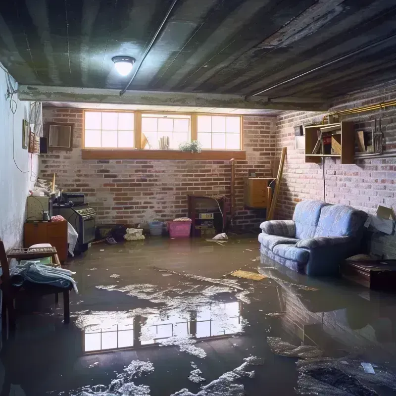 Flooded Basement Cleanup in East Hampton, VA